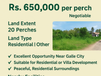 PRIME LAND FOR SALE IN GALLE