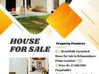 Beautifully Furnished House for Sale in Belummahara – Prime Location