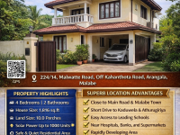 Two Story House with Land for Sale – Arangala, Malabe